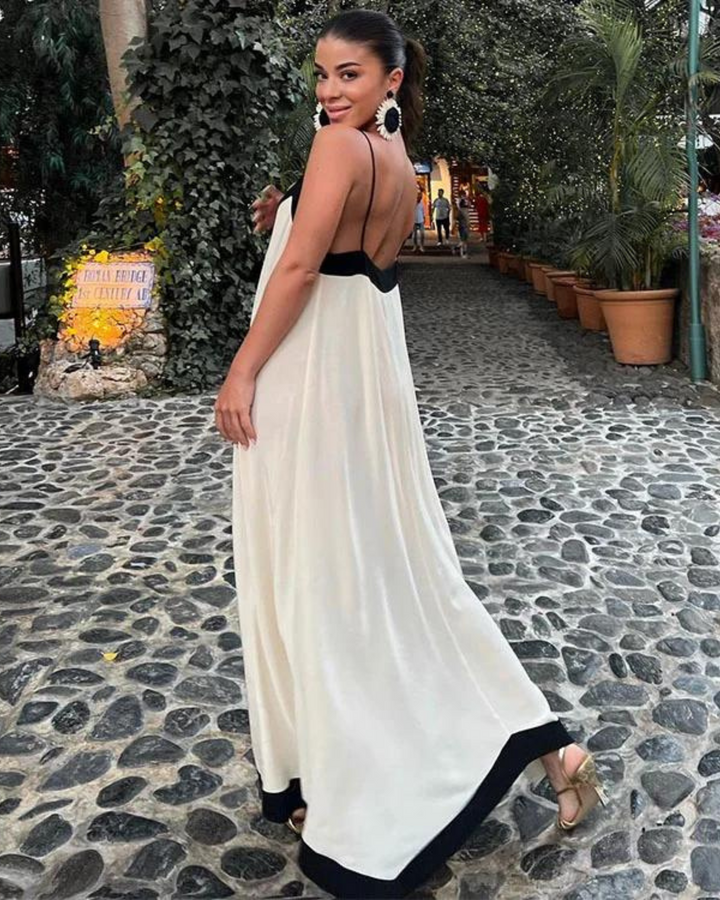 Mery Sukienka Damska – Elegancka Sukienka Midi z Oddychającej Tkaniny o Klasycznym Kroju