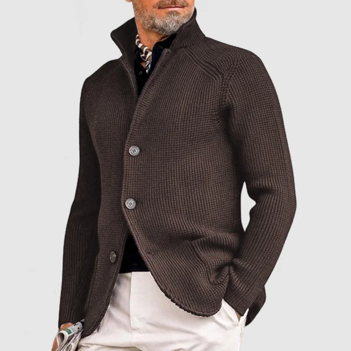 Francois Kardigan Męski – Elegancki i Wygodny Sweter z Miękkiej Wełny w Klasycznym Stylu