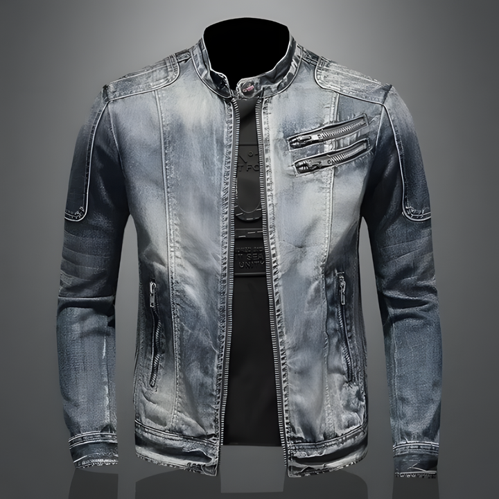 Michel Kurtka Męska – Wygodna i Trwała Kurtka z Premium Denimu w Nowoczesnym Stylu