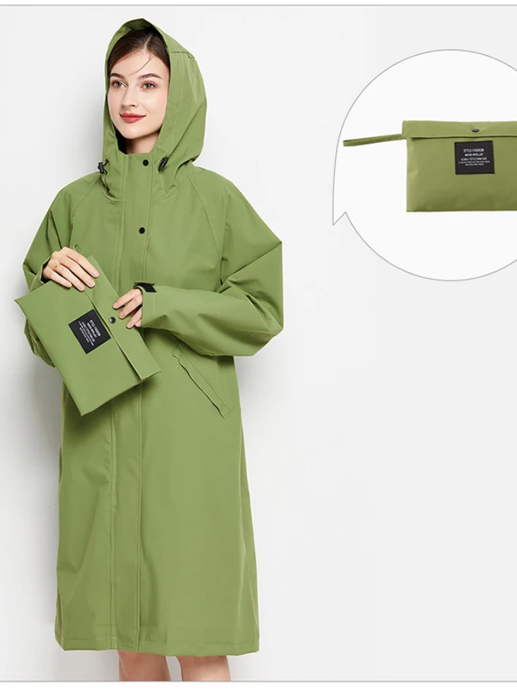 Malia Women's Waterproof Jacket – Lightweight Windbreaker with Adjustable Hood and Convenient Pockets