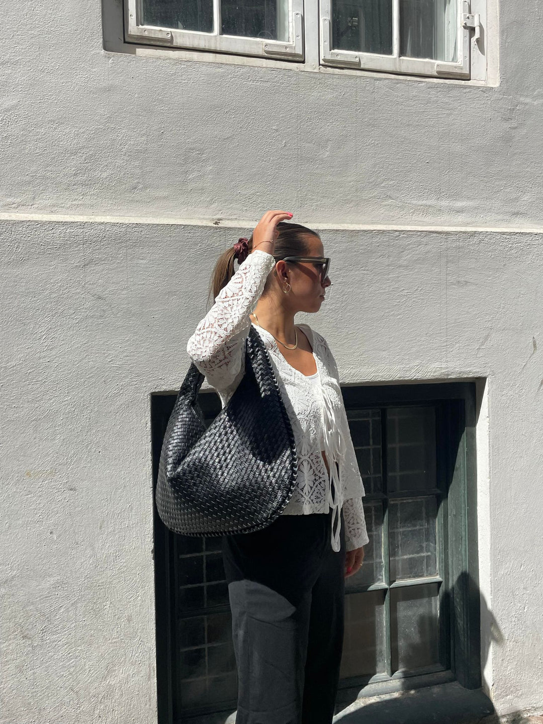 Louisa Torebka Hobo Damska – Elegancki Pleciony Design, Pojemna i Ponadczasowa