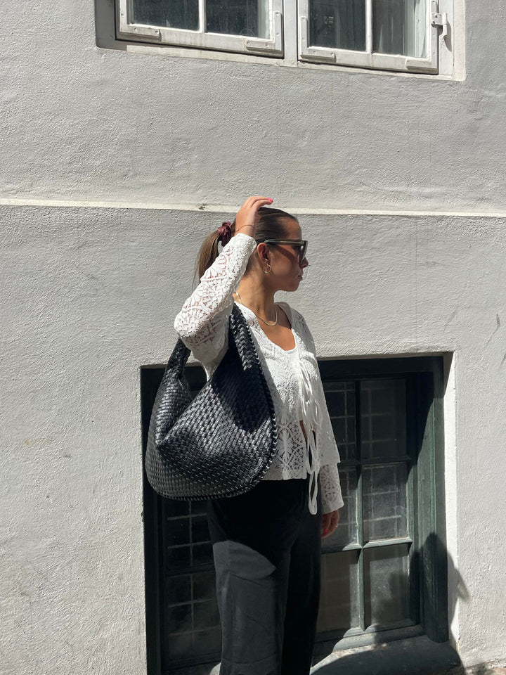 Louisa Torebka Hobo Damska – Elegancki Pleciony Design, Pojemna i Ponadczasowa