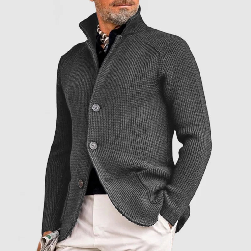 Francois Kardigan Męski – Elegancki i Wygodny Sweter z Miękkiej Wełny w Klasycznym Stylu
