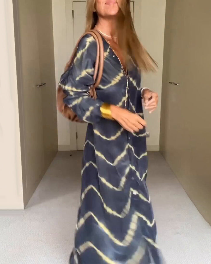Manon Sukienka Damska – Lekki i Oddychający Materiał, Luźny Krój i Korzystny Dekolt w Serek