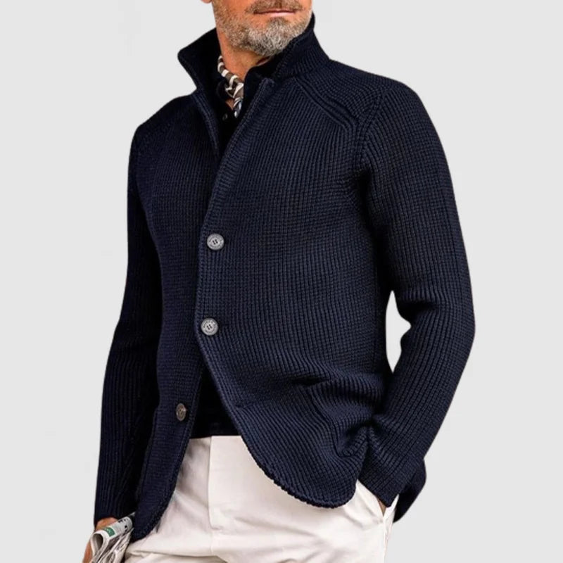 Francois Kardigan Męski – Elegancki i Wygodny Sweter z Miękkiej Wełny w Klasycznym Stylu