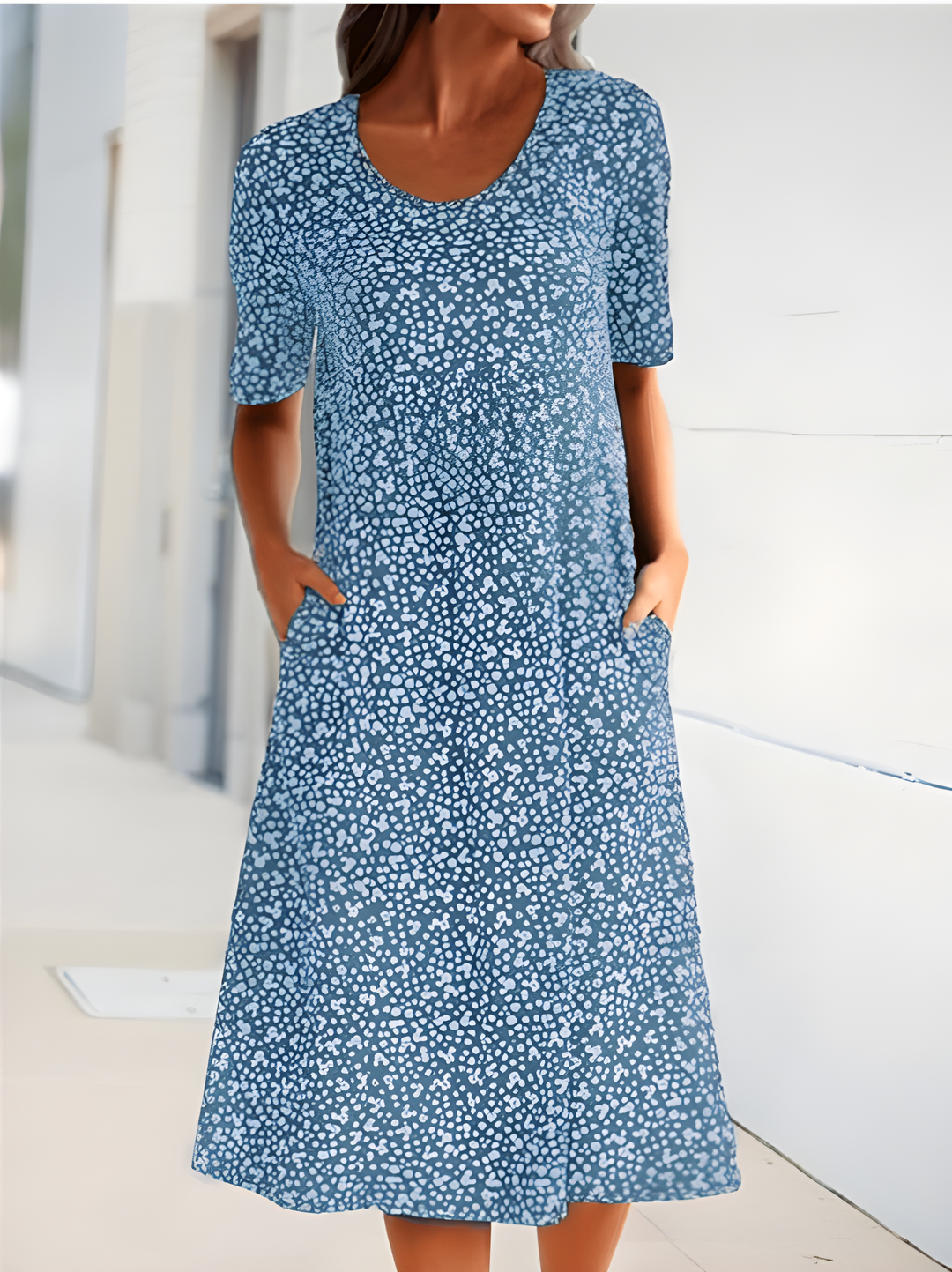Sophie Letnia Sukienka Damska – Lekki Materiał i Elegancki Design na Ciepły Sezon