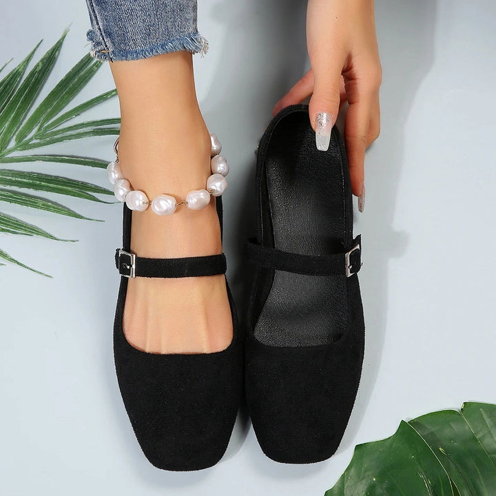 Kamila Baleriny Damskie – Eleganckie Buty z Pojedynczym Paseczkiem i Codziennym Komfortem