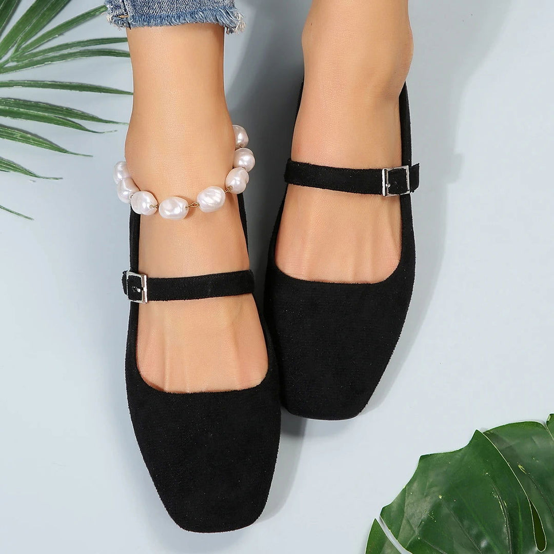 Kamila Baleriny Damskie – Eleganckie Buty z Pojedynczym Paseczkiem i Codziennym Komfortem