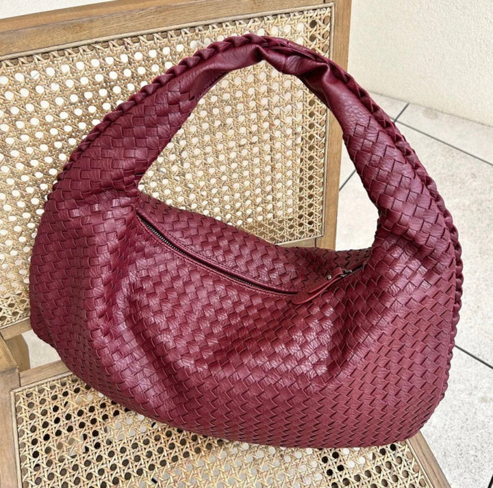 Louisa Torebka Hobo Damska – Elegancki Pleciony Design, Pojemna i Ponadczasowa