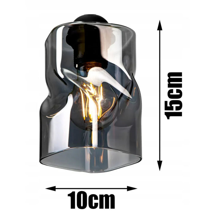 Lampa Sufitowa Twistlux 3-Punktowa Industrialna Czarna – Plafon Metalowy E27 LED