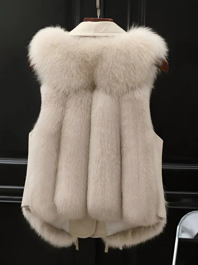Greer | Elegancka Miękka Bezrękawnik Zimowy