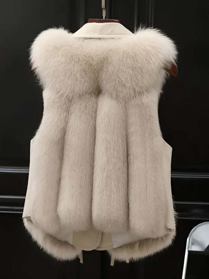Greer | Elegancka Miękka Bezrękawnik Zimowy