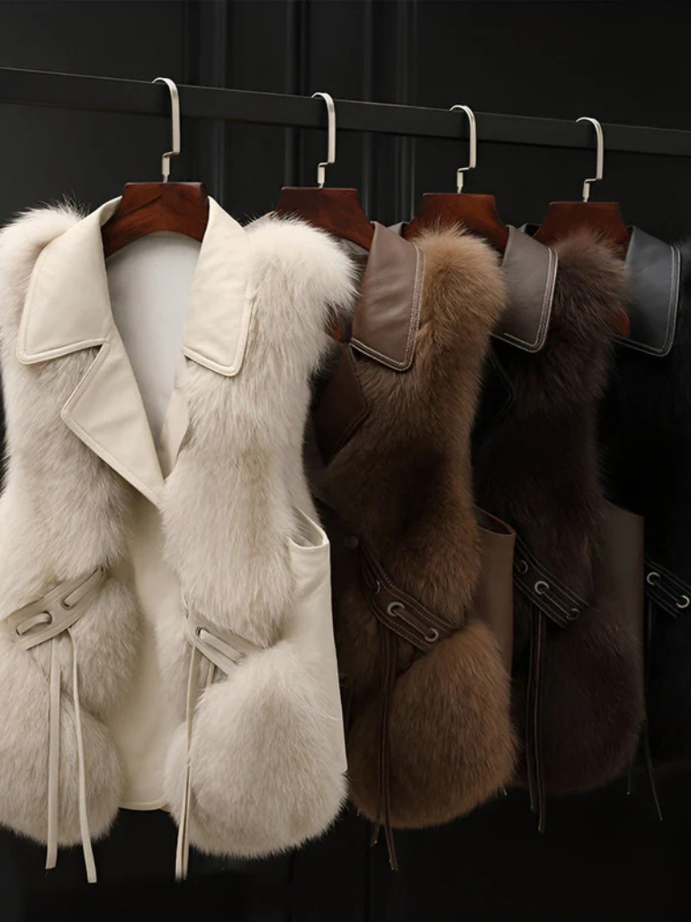Greer | Elegancka Miękka Bezrękawnik Zimowy