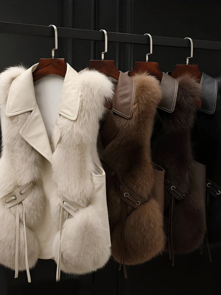 Greer | Elegancka Miękka Bezrękawnik Zimowy
