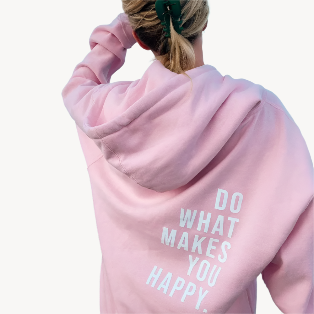 Lola Damska Bluza z Kapturem – Oversize Pastelowa Bluza z Inspirującym Napisem & Wygodnym Krojem