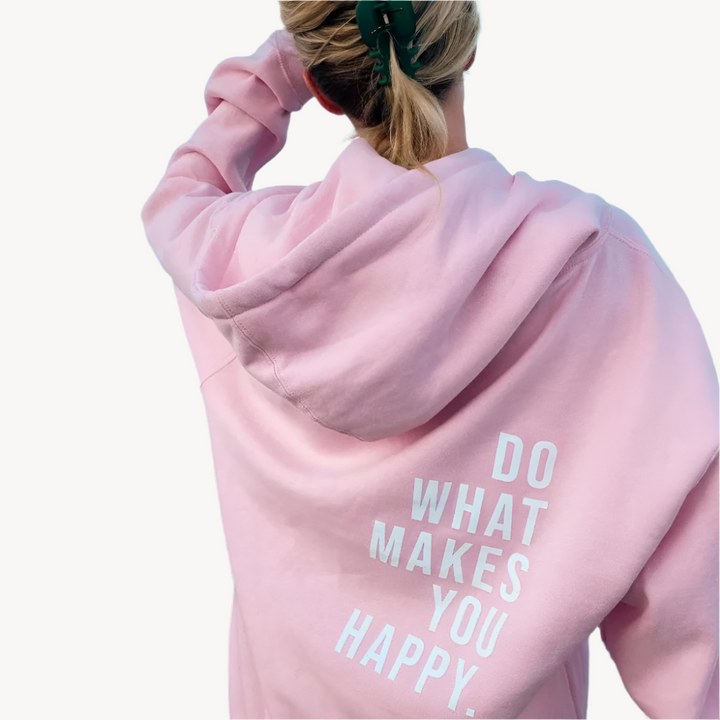 Lola Damska Bluza z Kapturem – Oversize Pastelowa Bluza z Inspirującym Napisem & Wygodnym Krojem