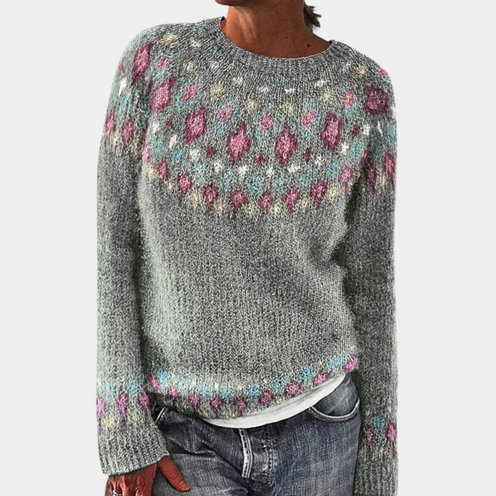 Janelle Sweter Damski – Ciepły i Wygodny Sweter z Dzianiny, Elegancki Styl na Zimę