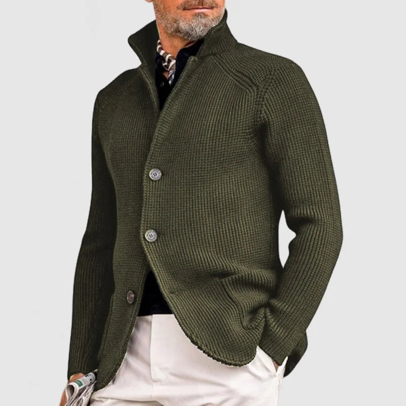 Francois Kardigan Męski – Elegancki i Wygodny Sweter z Miękkiej Wełny w Klasycznym Stylu