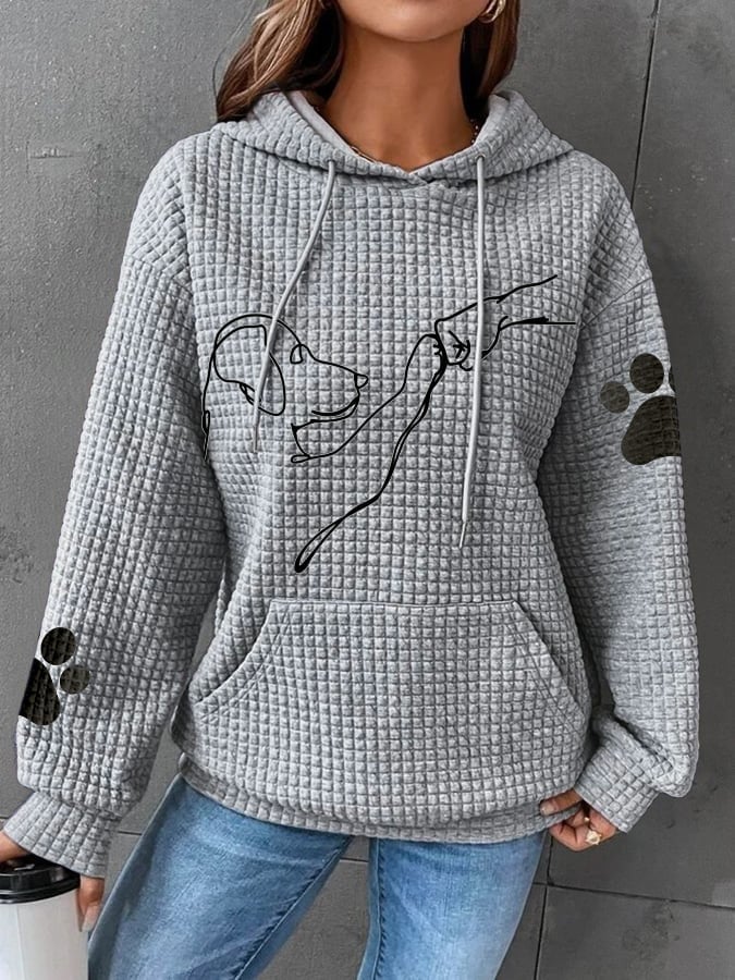 Lina Bluza Damska – Wygodna & Ciepła Bluza z Kapturem w Stylu Casual