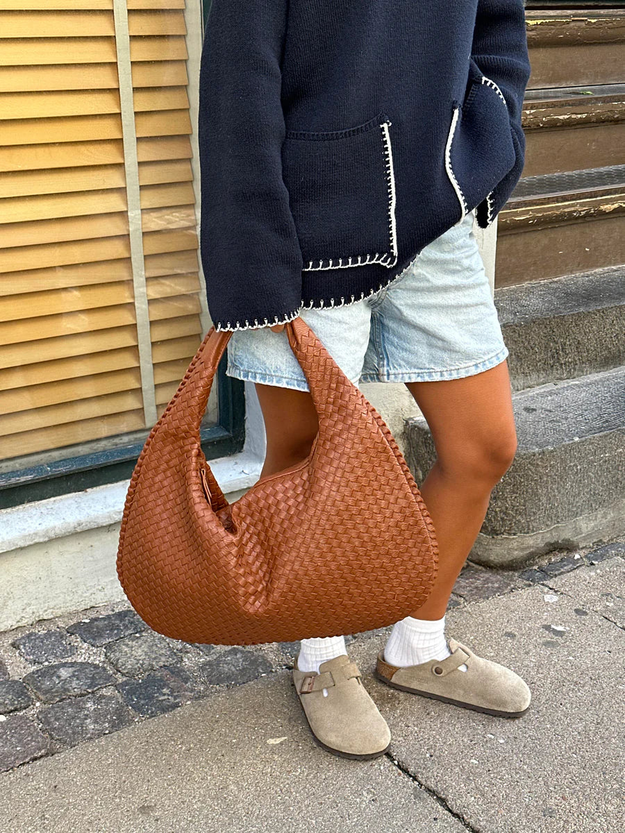 Louisa Torebka Hobo Damska – Elegancki Pleciony Design, Pojemna i Ponadczasowa