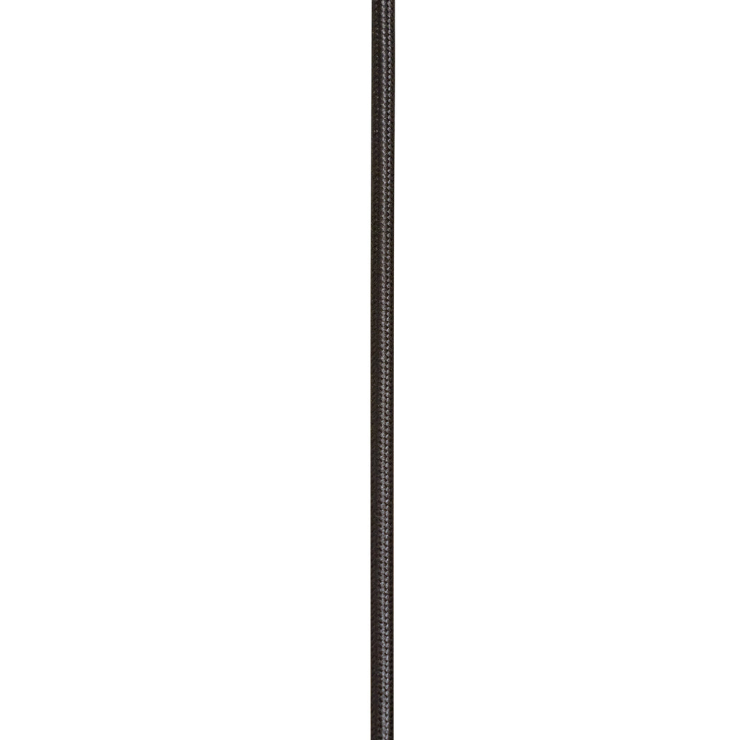 Lampa Wisząca 5-Punktowa Szklane Klosze Dymione Czarna Industrialna LED Salon Jadalnia