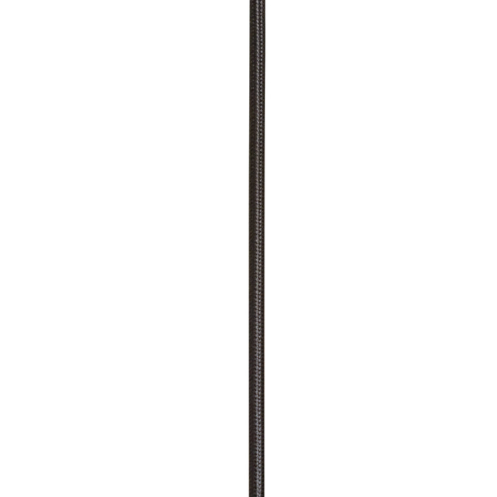 Lampa Wisząca 5-Punktowa Szklane Klosze Dymione Czarna Industrialna LED Salon Jadalnia