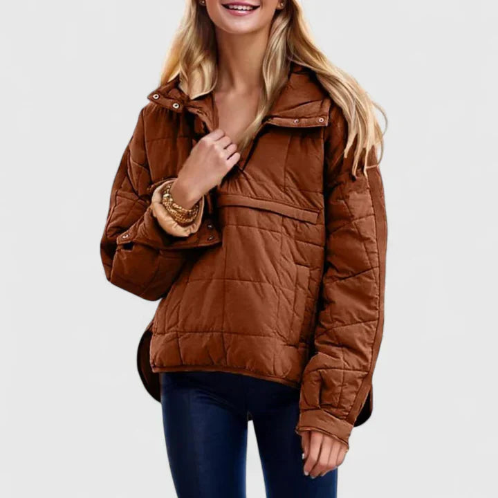 Ryleyann | Modna Casual Przesadna Kurtka Puchowa