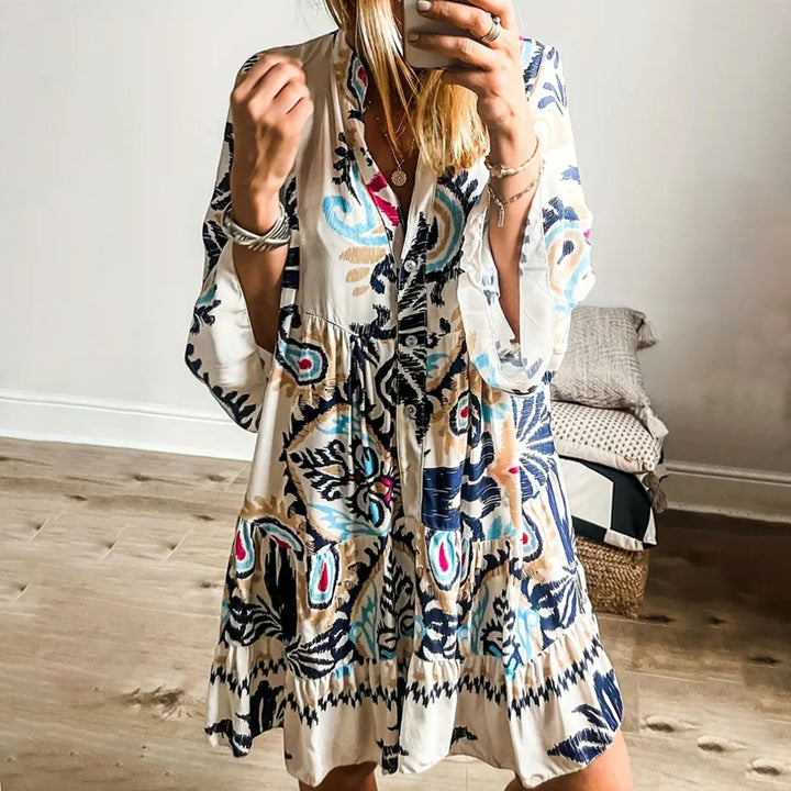 Leigh Krótka Sukienka Damska – Lekka i Kobieca Mini Sukienka na Eleganckie Lato i Swobodny Styl