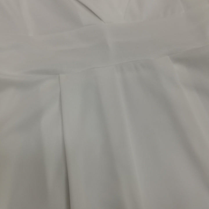 Robe Longue Femme Beatrice – Élégante Robe Blanche avec Décolleté en V pour l’Été et les Événements Spéciaux