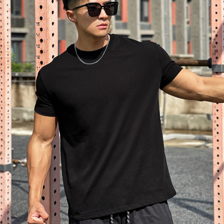 Liam Koszulka Sportowa Męska – Luźny Bawełniany T-Shirt z Krótkim Rękawem i Oddychającym Designem