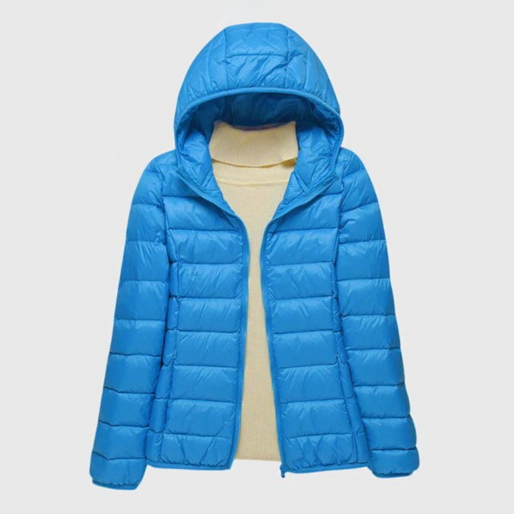 Fenella | Lekka kurtka pikowana o slim fit z wiatroodpornym kapturem