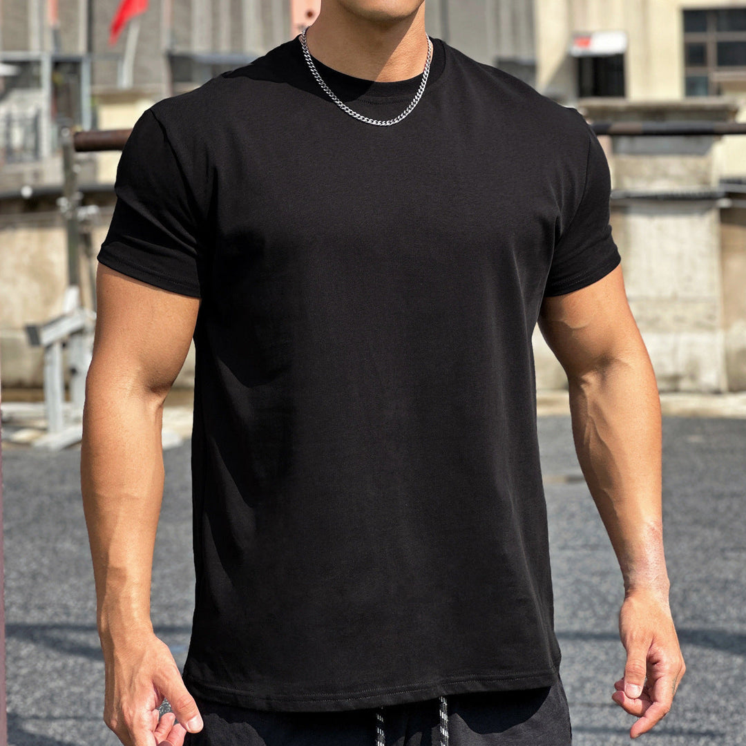 Liam Koszulka Sportowa Męska – Luźny Bawełniany T-Shirt z Krótkim Rękawem i Oddychającym Designem