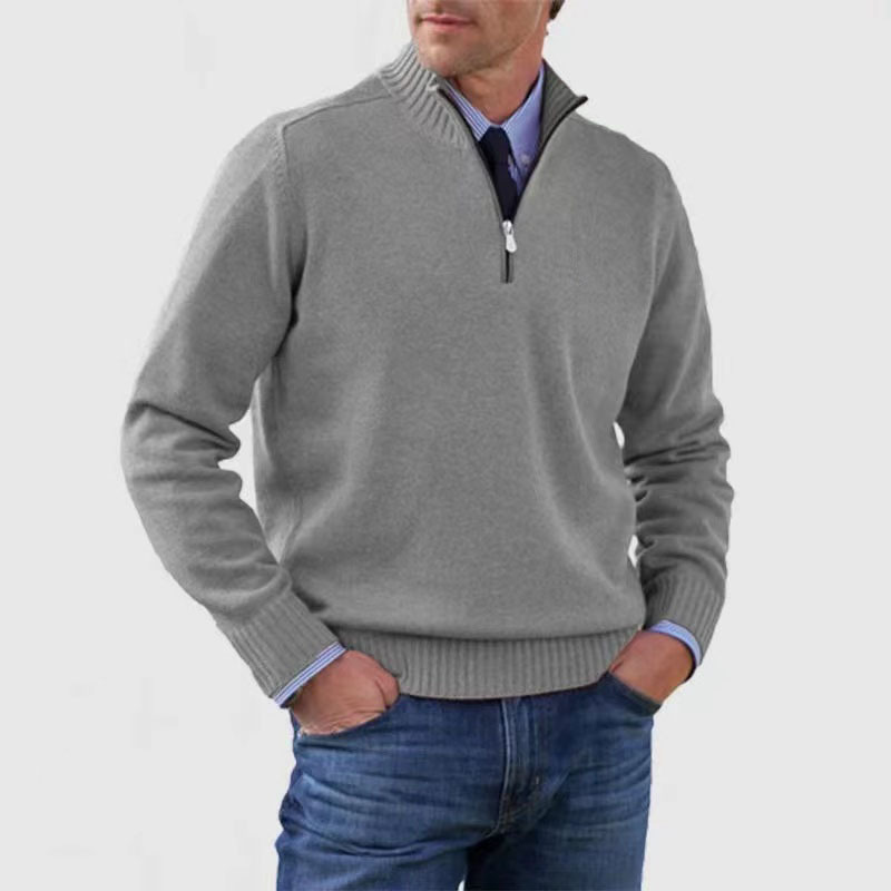 Ethan Męski Sweter z Półgolfem – Stylowy & Wygodny Sweter z Wysokim Kołnierzem & Nowoczesnym Krojem
