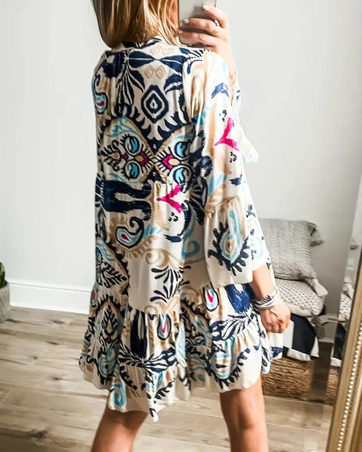 Leigh Krótka Sukienka Damska – Lekka i Kobieca Mini Sukienka na Eleganckie Lato i Swobodny Styl