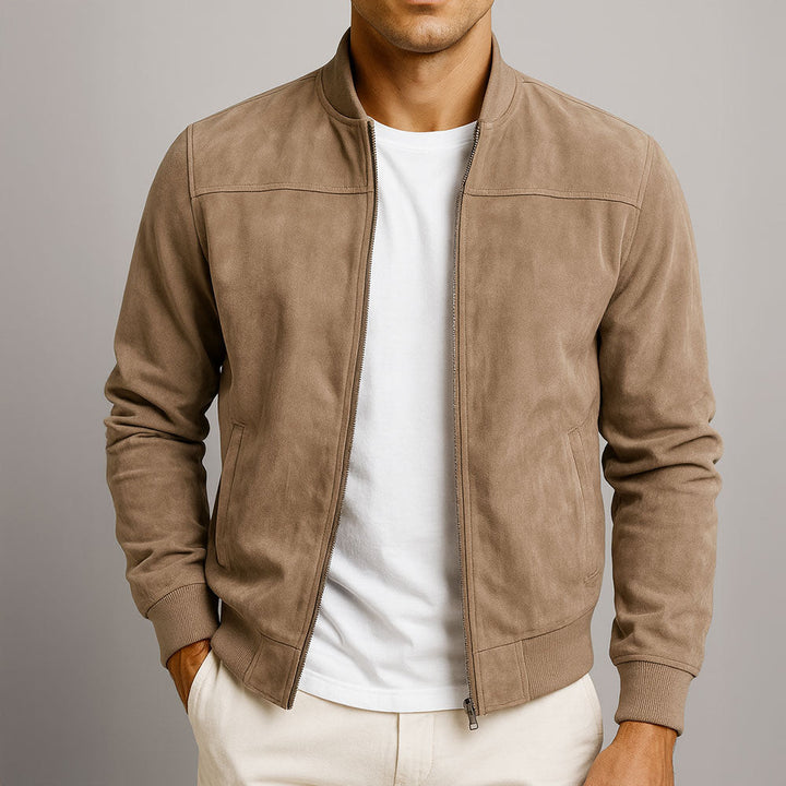 Bramwell | Minimalistyczna Kurtka Bomber z Wąskim Fasonem