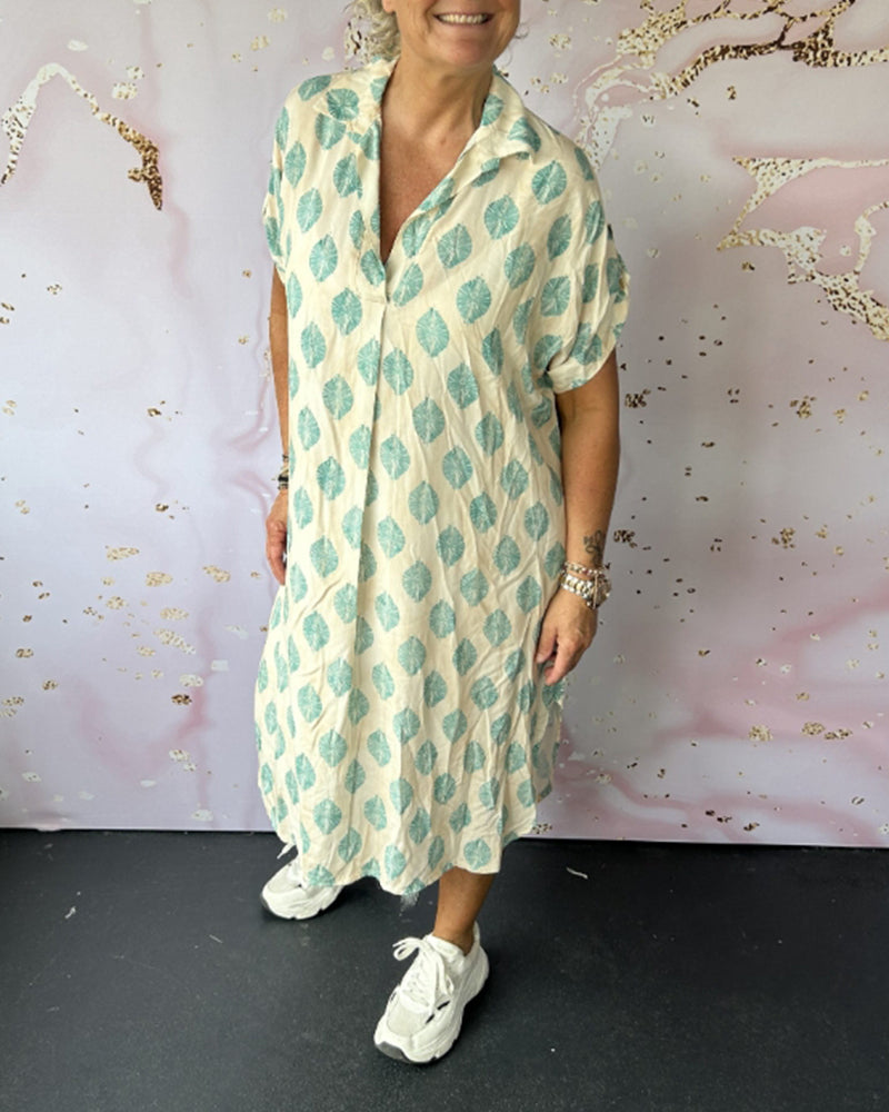 Aylin Letnia Sukienka Plus Size – Przewiewny i Wygodny Krój do Rozmiaru 3XL na Gorące Dni