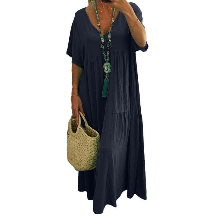 Saylor Długa Sukienka Letnia Damska – Luźna Sukienka Maxi w Stylu Boho na Wakacje i Czas Wolny