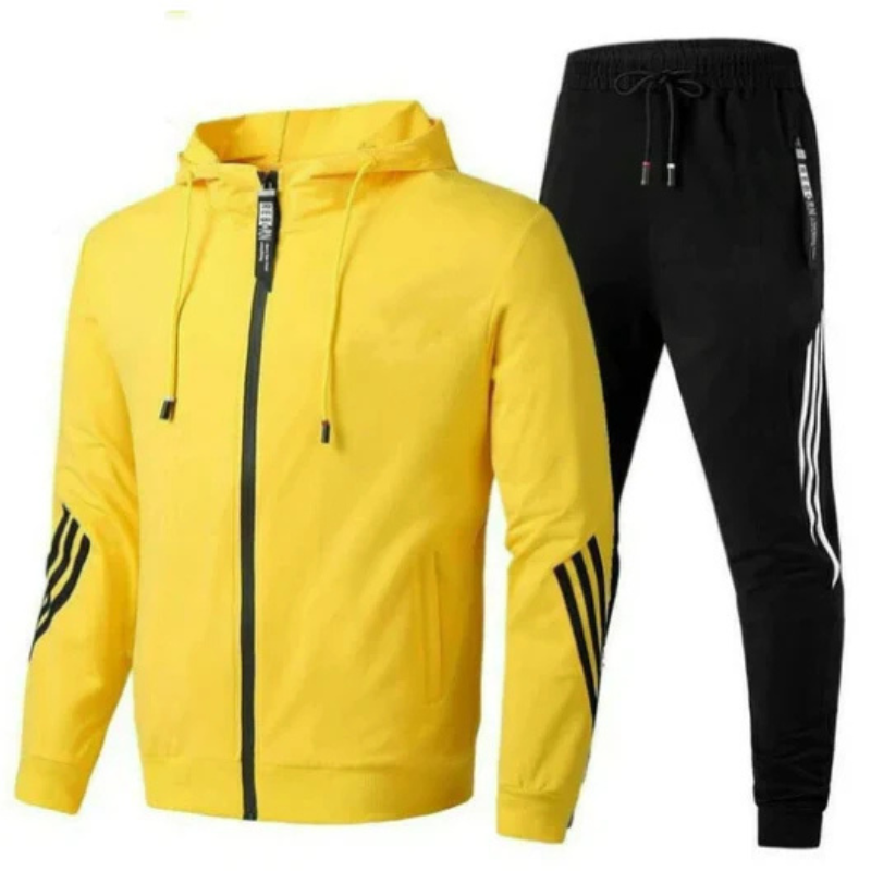Caspian | Sportowy, Wygodny Komplet Bluzy i Spodni Dresowych