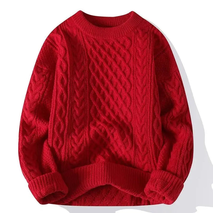 William Męski Sweter – Klasyczny Ciepły Sweter o Ponadczasowym Designie i Wygodnym Kroju