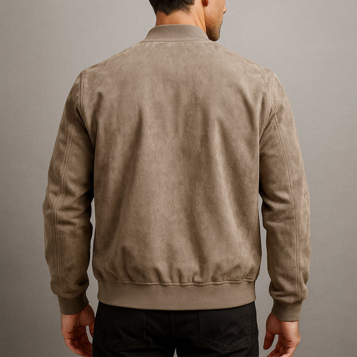 Bramwell | Minimalistyczna Kurtka Bomber z Wąskim Fasonem