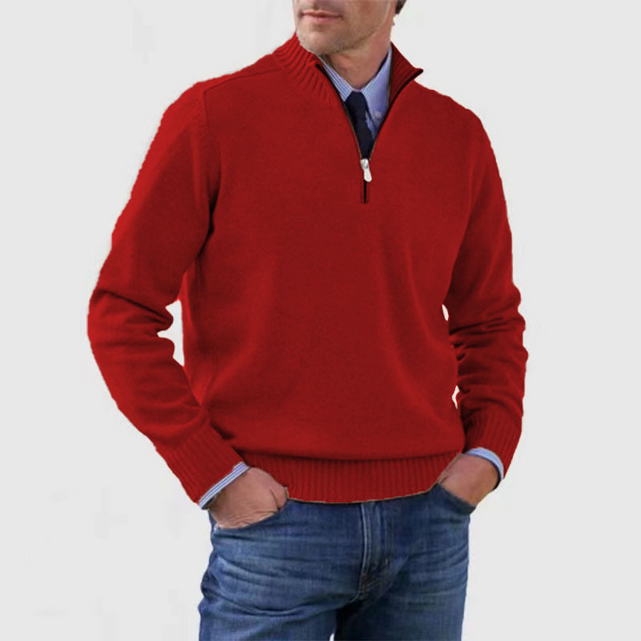 Ethan Męski Sweter z Półgolfem – Stylowy & Wygodny Sweter z Wysokim Kołnierzem & Nowoczesnym Krojem