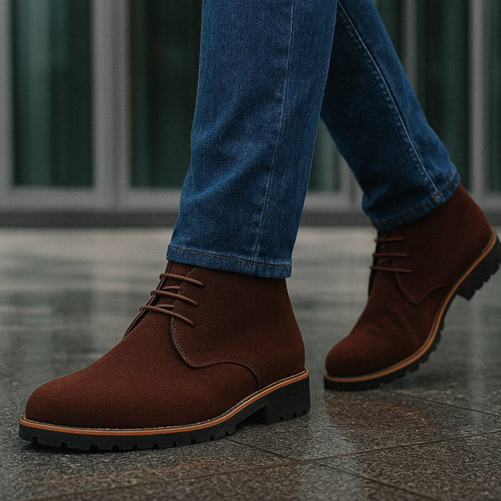 Elijah | Klasyczne Botki Chukka z Wygodnym Designem Kostki