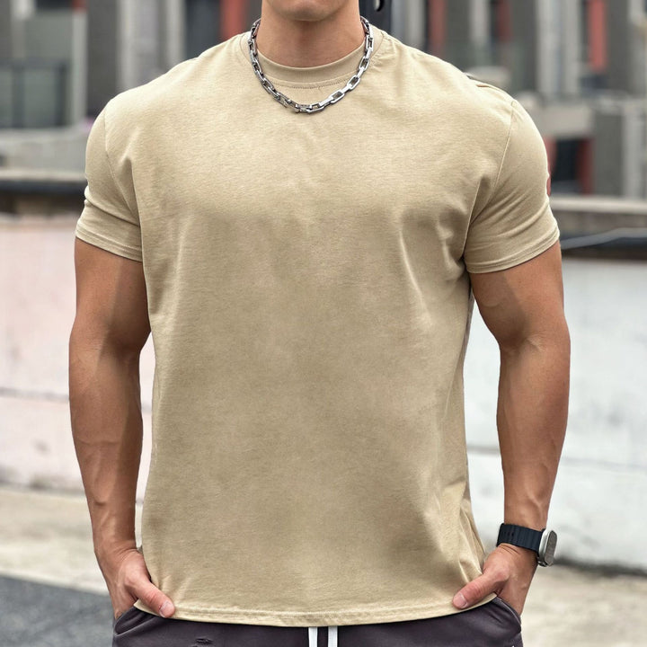 Liam Koszulka Sportowa Męska – Luźny Bawełniany T-Shirt z Krótkim Rękawem i Oddychającym Designem