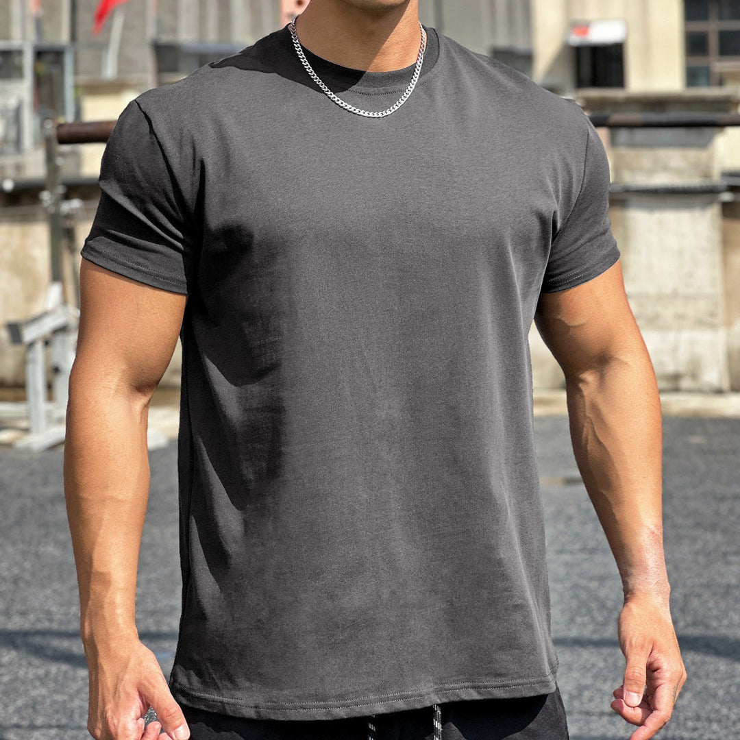 Liam Koszulka Sportowa Męska – Luźny Bawełniany T-Shirt z Krótkim Rękawem i Oddychającym Designem