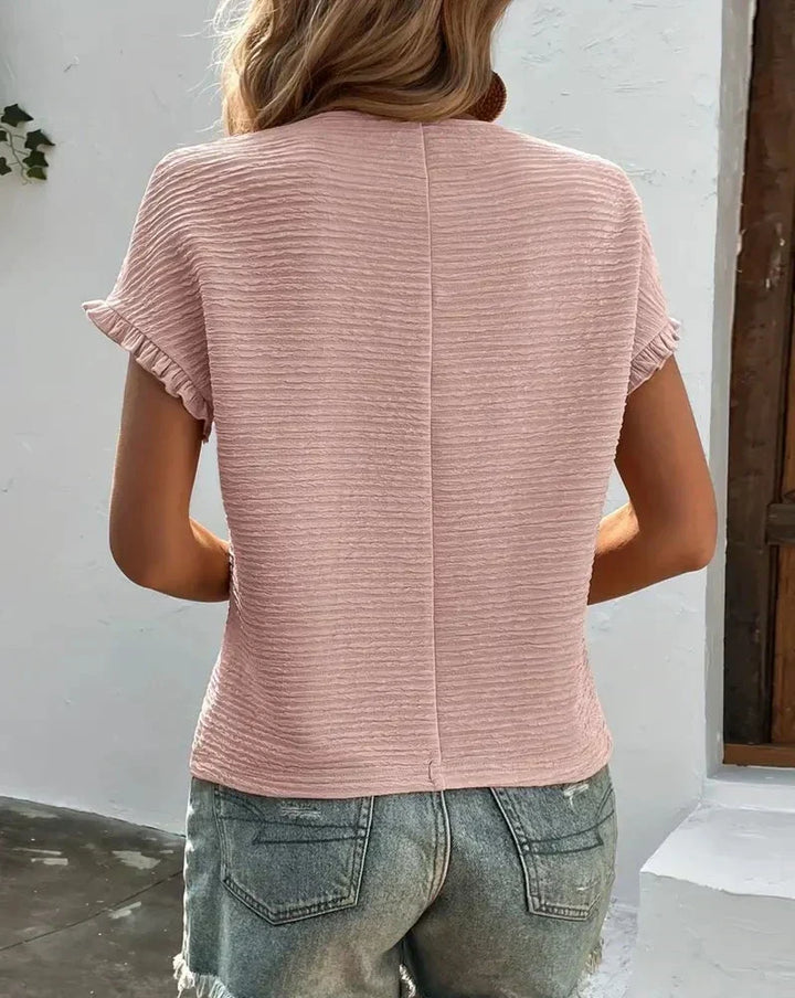 Rima T-Shirt Damski – Klasyczny Lekki T-Shirt z Oddychającej Tkaniny i Wyszczuplającym Krojem
