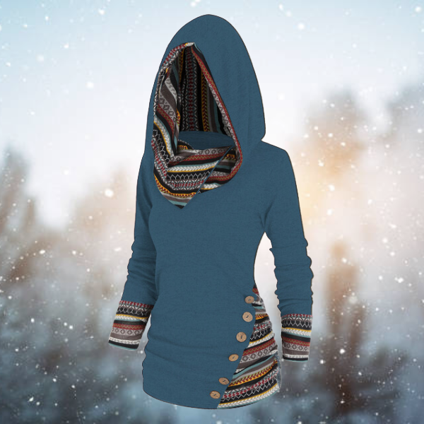 Franzi | Miękka bluza z wzorem tribal