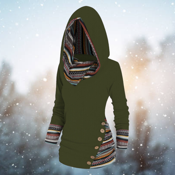 Franzi | Miękka bluza z wzorem tribal