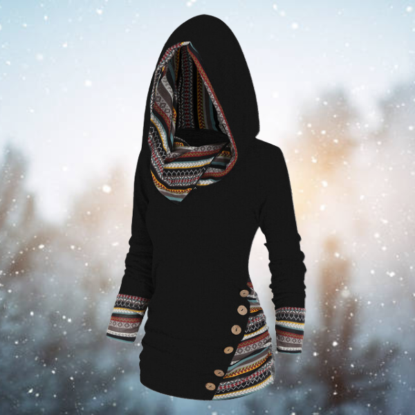 Franzi | Miękka bluza z wzorem tribal