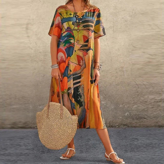 Annarosa Sukienka Tunika Wygodna – Elegancja Casual na Każdą Okazję