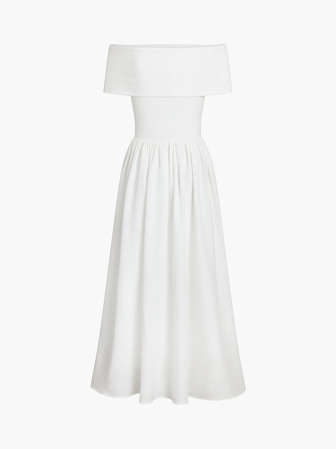 Kisha Sukienka Damska Maxi – Elegancka Sukienka z Odsłoniętymi Ramionami i Zwiewną Plisowaną Spódnicą